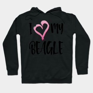 I heart my Beagle! Hoodie